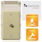 Newhouse Hardware 1-Port TV Cable Wall Plate, F Connector, for Coax Cable, Single Gang Video Wall Jack, Ivory, 5PK TVP-IV-05 - alternate 9